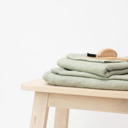 Sage Linen Feines Waffelhandtuch