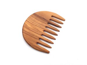Comb Afro comb made of olive wood