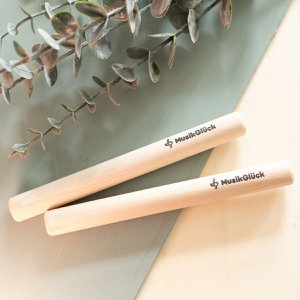 Klanghölzer | aus regionalem Holz | Klangspielzeug und Kinderinstrument | Klangstäbe als Musikinstrumente ab 1 Jahr | 100% Made in Germany