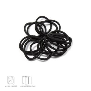 Pack of 18 Hair Ties - Polyamide - 3 models