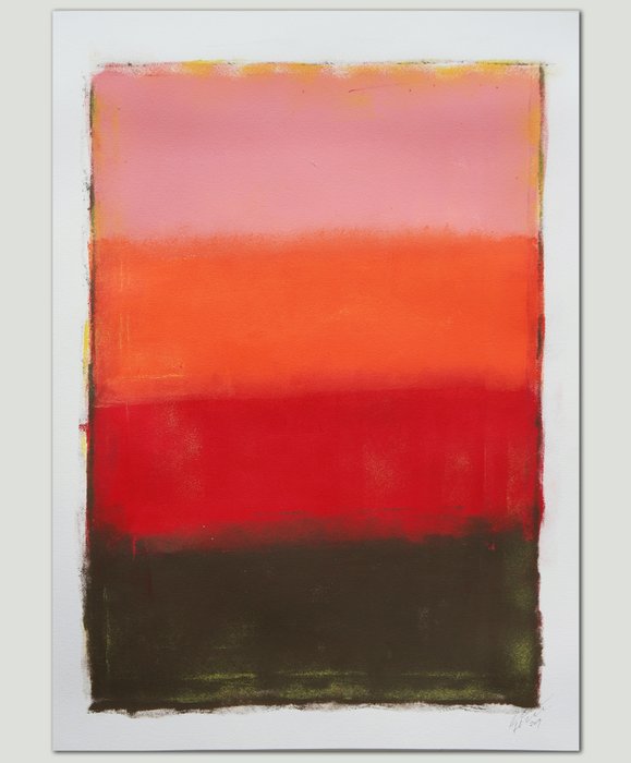 Schilderij - Sunset Colors