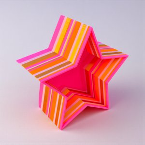 Stripe Star * Pink