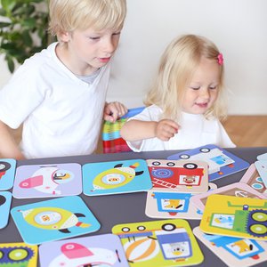 Suuuper Size Memory Game Vehicles 2+