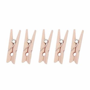 Wooden mini pegs