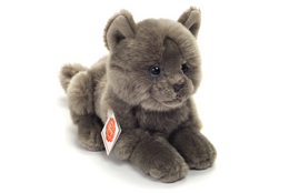 Carthusian cat lying 20 cm - soft toy - soft toy