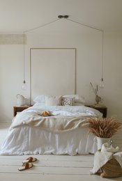 White Linen Duvet Cover