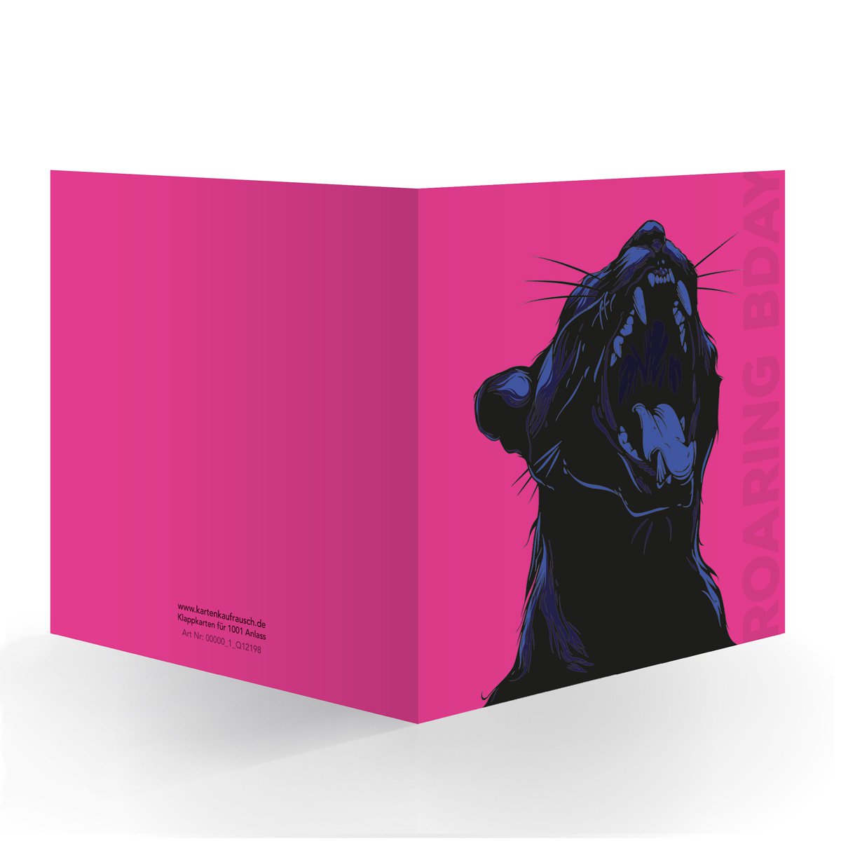 Biglietto di Auguri Leopard - Second Nature