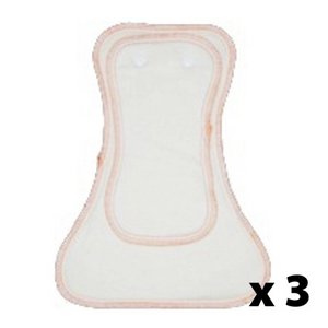 3 Doppelte Hanf- und Wattepads