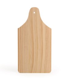 Rectangular wooden cutting board, 110mm x 220mm x 8mm in size.