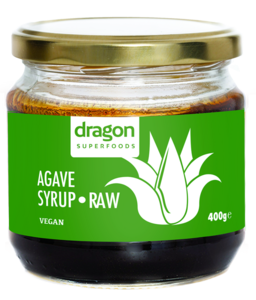Agave Syrup, raw, organic, Dragon Superfoods, 400ml