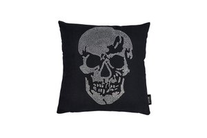 Cushion Stone 45x45cm met strass Stone Silver (6 varianten)