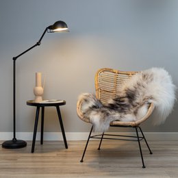 WOOOL Fåreskind - Islandsk Hvid Sort