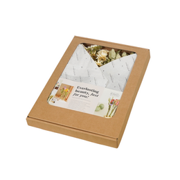 Giftbox - Dried Flowers in Letterbox - With Vases - Natural