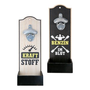 Flessenopener schroevendraaier H.29,5 cm - 2 assorti