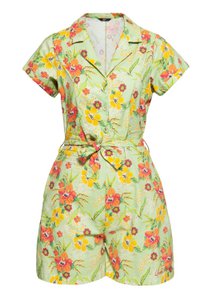 Blusen Jumpsuit «Hibiscus Mint»