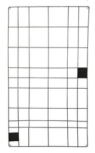Memo Board Wire Black 60x105cm