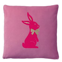 Velvet kussen paashaas met lus