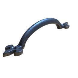 French Lily handle β iron handle β 18 cm β grey