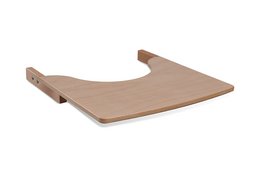 Natural beech wood high chair tray for tiSsi® table, suitable for baby feeding.