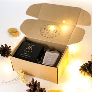 SOAP AND CANDLE KIT FOR HIM (BEARD SOAP AND MAN FRAGRANCE CANDLE)