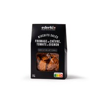 Savory biscuit with goat cheese, tomatoes and onions 80g