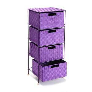 VIOLETTE KAST MET 4 LADEN