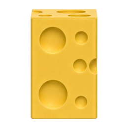 Cheese Block Side Table