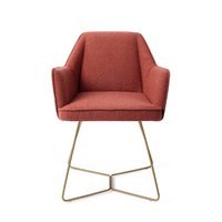 Jesper Home Tome Dining chair Beehive Gold