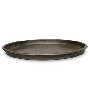 Small round metal tray