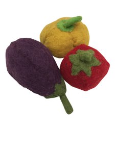 Vegetable Capsicum, Eggplant, Tomato