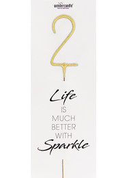 GIANT Sortiment 144 Wondercandle® Giant Life is much better with sparkle 498