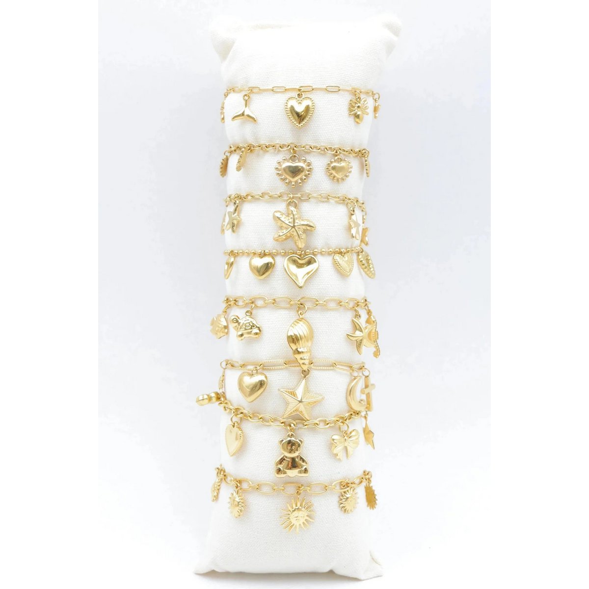 Viel Schmuck mit Display