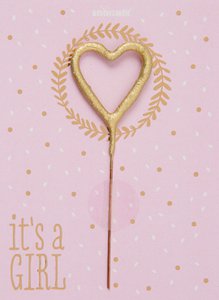 It's a Girl 346 Mini Wondercard