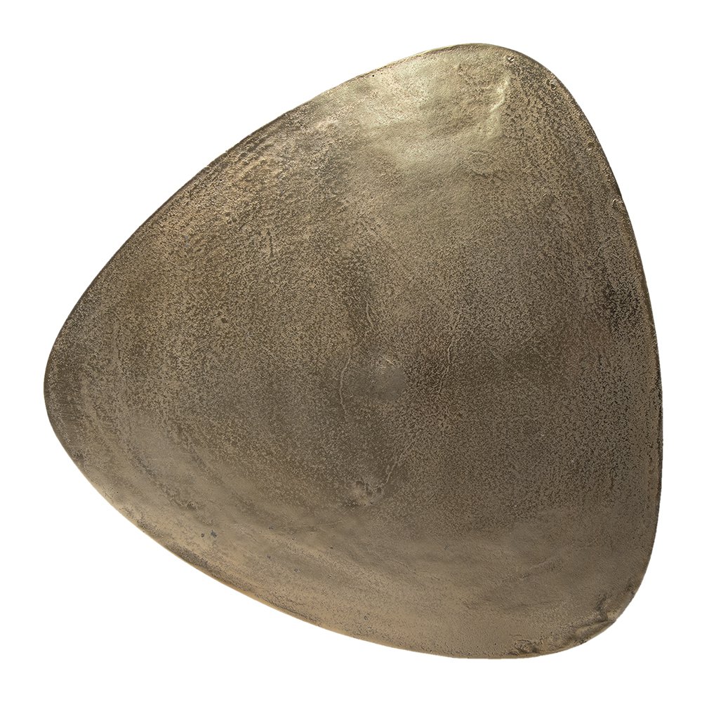 Salontafel 69x69x47 cm Goudkleurig Aluminium Bijzettafel