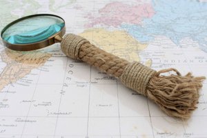 Vintage Magnifying Glasses - Rope Handle