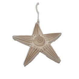Stjerneornament foldet bl/hh AN posesæt/5 900-005