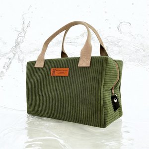 Ice Cube S isotherme tas, "Ribbed Velvet" Khaki