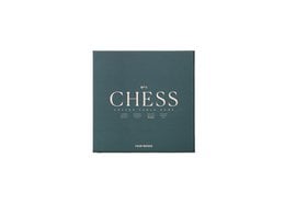 Classic chessboard game with black and white squares, perfect for strategic gameplay.