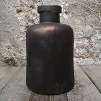 Lara vase rusa neck black 16x25 (75461)