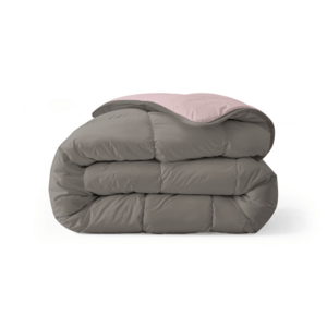 Zelesta Royalbed - Pastel Pink & Tender Grey (Available in 3 sizes)