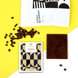 Barretta di cioccolato al latte 41% caffè macinato