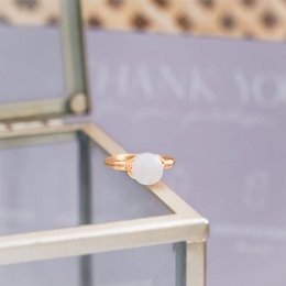 Anello Pietra di Luna Oro - Beauty Story
