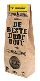 Honey-flavored licorice in a paper bag with a soccer ball design. The licorice is described as "The Best Drop Out" and is a product of Klippan & Klippan.