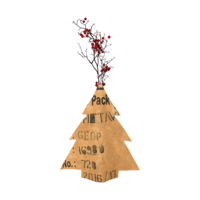 Flaschenvase Weihnachten