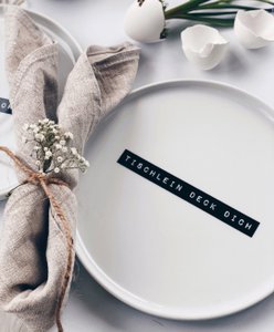 Teller Porzellan Labelwrite