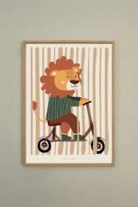 Poster Kinderzimmer - Leeuw Luca