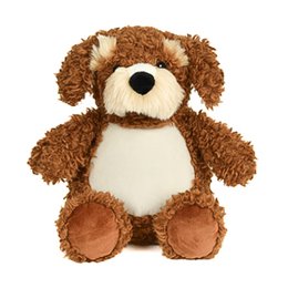  Soft, plush cockapoo stuffed animal with a friendly, cuddly appearance. Features a brown and beige color scheme, button eyes, and a sweet expression.