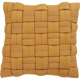 Basket Knit premium – Funda de cojín / Kussenhoes – Tela trenzada – 45×45 cm – Urbane Hide
