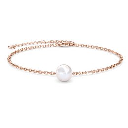 Perlmutt-Trio-Sets – Roségold und Kristall