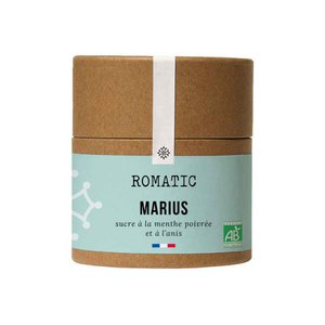MARIUS - Sugar flavored with Peppermint and Anise - 125 g